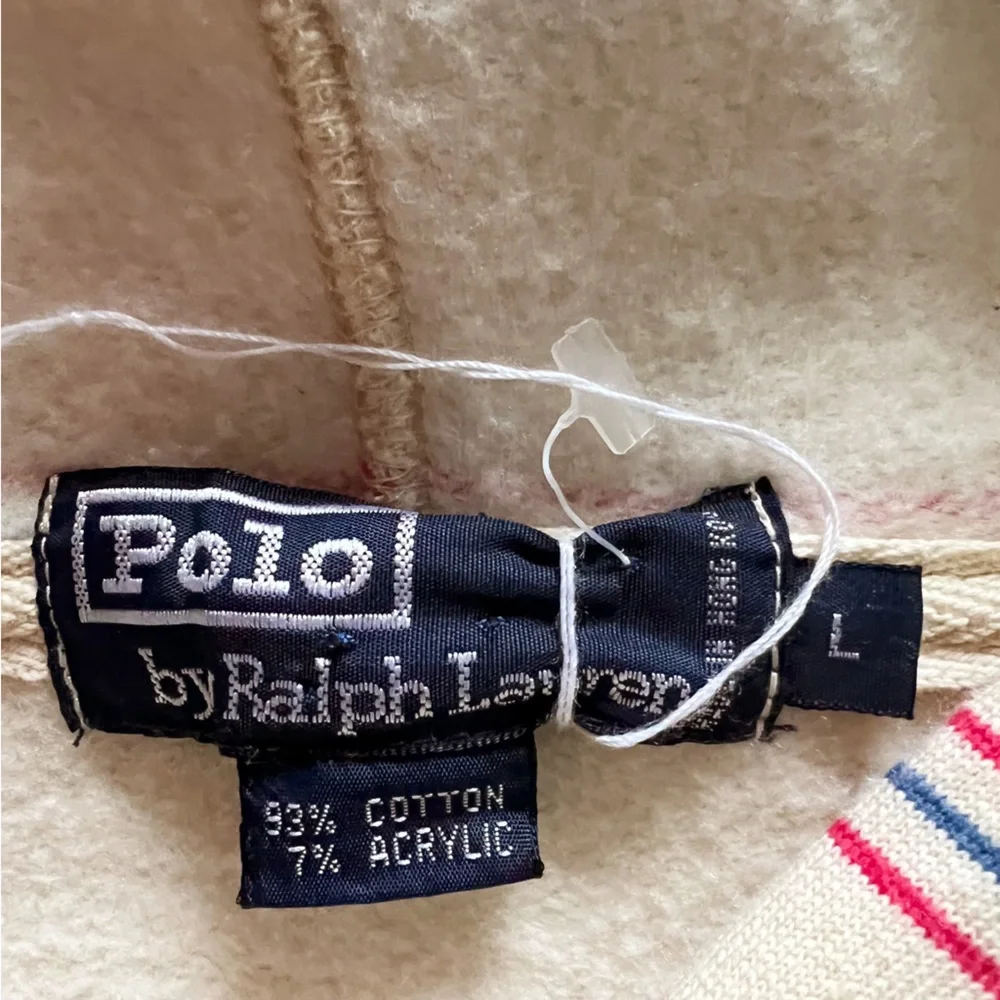 Polo Ralph Lauren Vintage Stripe Hoodie | LARGE NWOT_9
